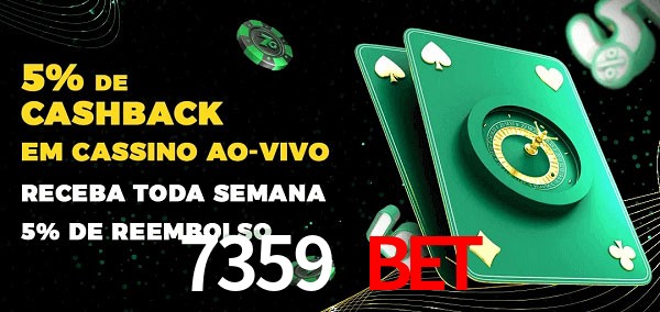 Promoções do cassino ao Vivo 7359 BET
